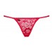 Красные трусики-стринги Hetea с аппликацией на попе, L/XL
