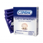 Презервативы Contex № 3 Extra Sensation (с крупными точками и ребрами)
