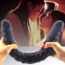 Двухсторонний спиралевидный фаллоимитатор черного цвета Двухсторонний спиралевидный фаллоимитатор черного цвета
