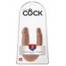 Двойной фаллос King Cock U-Shaped Small Double Trouble мулат