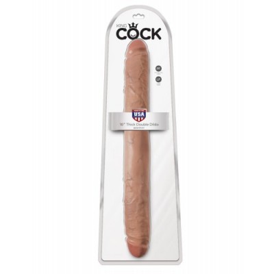 Двухсторонний фаллоимитатор King Cock 16 in Thick Double Dildo Двухсторонний фаллоимитатор King Cock 16 in Thick Double Dildo