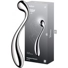 Двухсторонний фаллос из стали с загнутой головкой Satisfyer Star Force 4