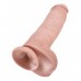 Фаллоимитатор с присоской King Cock 11 in Cock with Balls Flesh