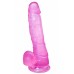 Прозрачный фаллос с мошонкой Intergalactic Satellite Pink Прозрачный фаллос с мошонкой Intergalactic Satellite Pink