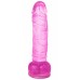 Прозрачный фаллос с мошонкой Intergalactic Satellite Pink Прозрачный фаллос с мошонкой Intergalactic Satellite Pink