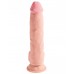 Большой фаллос с мошонкой на присоске King Cock Plus Triple Density 28 см Большой фаллос с мошонкой на присоске King Cock Plus Triple Density 28 см