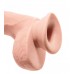 Крупный фаллоимитатор на присоске King Cock Plus Triple Density 24 см