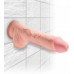 Большой фаллос с мошонкой на присоске King Cock Plus Triple Density 28 см Большой фаллос с мошонкой на присоске King Cock Plus Triple Density 28 см