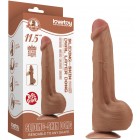 Реалистичный фаллоимитатор-мулат на присоске Lovetoy Sliding-Skin Dual Layer Dong 29 см