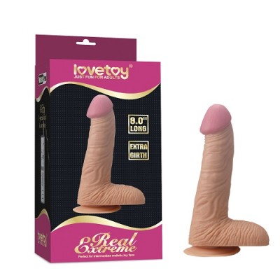 Реалистичный фаллос Real Extreme Extra Girth Dildo Реалистичный фаллос Real Extreme Extra Girth Dildo