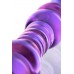 Стеклянный двусторонний фаллоимитатор Sexus Glass, фиолетовый