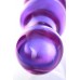Стеклянный двусторонний фаллоимитатор Sexus Glass, фиолетовый