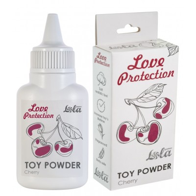 Пудра для игрушек Love Protection с ароматом вишни 15 гр Пудра для игрушек Love Protection с ароматом вишни 15 гр