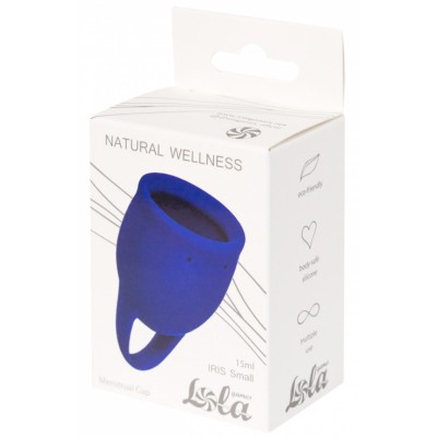 Менструальная чаша Natural Wellness Magnolia Iris Blue 15 мл Менструальная чаша Natural Wellness Magnolia Iris Blue 15 мл