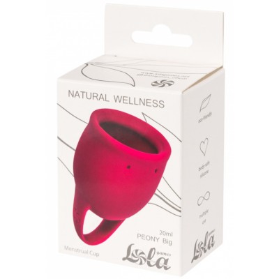 Менструальная чаша Natural Wellness Peony Wine Red 20 мл Менструальная чаша Natural Wellness Peony Wine Red 20 мл