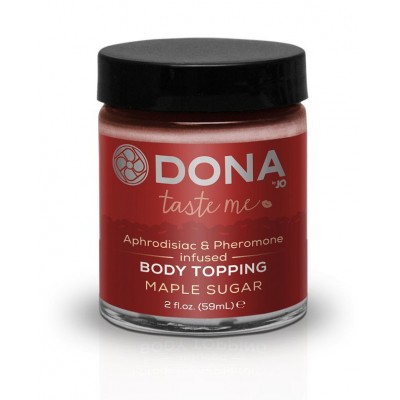 Карамель для тела с феромонами и афродизиаками Dona Body Topping Maple Sugar Карамель для тела с феромонами и афродизиаками Dona Body Topping Maple Sugar