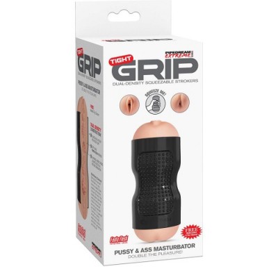 Мастурбатор 2 в 1 Tight Grip Pussy & Ass Masturbator Мастурбатор 2 в 1 Tight Grip Pussy & Ass Masturbator