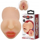 Двусторонний мастурбатор Crazy Bull Zoey вагина и ротик