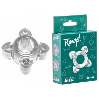 Кольцо для эрекции Lola Screw White Кольцо для эрекции Lola Screw White
