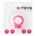 Рельефное виброкольцо A-Toys розовое Рельефное виброкольцо A-Toys розовое