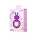 Эрекционное виброкольцо Jos Good Bunny фиолетового цвета