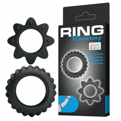 Набор ребристых эрекционных колец Ring Flowering Набор ребристых эрекционных колец Ring Flowering