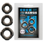 Набор из трех разных эрекционных колец Cock Ring Yvonne