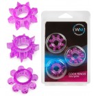 Набор эрекционных колец с дополнительным рельефом EroMan