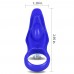 Виброкольцо Power Clit Silicone Cockring голубое