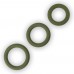 Набор из 3 эрекционных колец Power Plus Soft Silicone Snug Ring зеленые Набор из 3 эрекционных колец Power Plus Soft Silicone Snug Ring зеленые