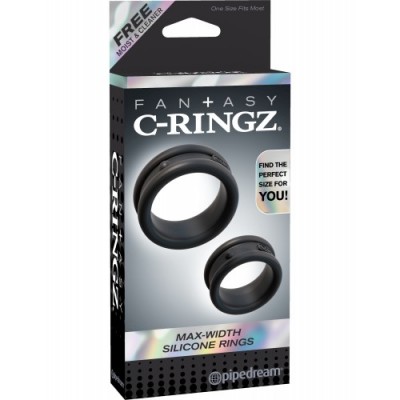 Набор из двух эрекционных колец Fantasy C-Ringz Max-Width Silicone Rings Набор из двух эрекционных колец Fantasy C-Ringz Max-Width Silicone Rings