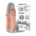 Открытая насадка на пенис Fantasy X-tensions Real Feel XL с петлей под мошонку Открытая насадка на пенис Fantasy X-tensions Real Feel XL с петлей под мошонку
