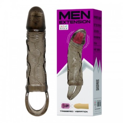 Насадка на пенис удлиняющая Men Extension с вибрацией Насадка на пенис удлиняющая Men Extension с вибрацией