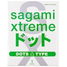 Презерватив с пупырышками ультратонкий Sagami Xtreme Type-E 1 шт