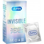 Презервативы Durex №12 Invisible XXL ультратонкие увеличенного размера