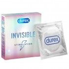 Презервативы Durex №3 Invisible Stimulation ультратонкие со стимулирующей смазкой
