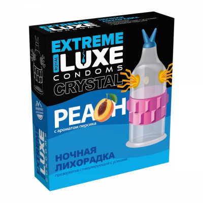 Презерватив Luxe Extreme Ночная Лихорадка с ароматом персика Презерватив Luxe Extreme Ночная Лихорадка с ароматом персика