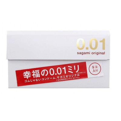 Полиуретановые презервативы Sagami Original 0,01 5 шт