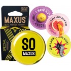 Презервативы в металлическом кейсе Maxus №3 Special точечно-ребристые