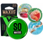 Презервативы в металлическом кейсе Maxus №3 Mixed микс