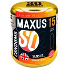 Презервативы Maxus №15 Sensual в металлическом кейсе