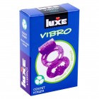 Виброкольцо с презервативом Luxe Vibro Секрет Кощея