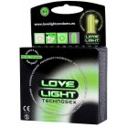 Светящиеся в темноте презервативы Love Light Glow 3 шт