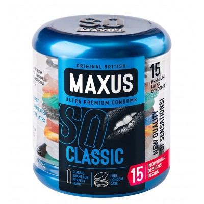 Презервативы Maxus №15 Classic в металлическом кейсе Презервативы Maxus №15 Classic в металлическом кейсе