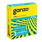 Презервативы Ganzo №3 Ribs ребристые