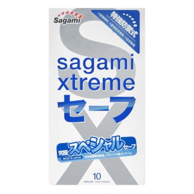 Презервативы с продлевающим эффектом Sagami Xtreme Ultrasafe 10 шт Презервативы с продлевающим эффектом Sagami Xtreme Ultrasafe 10 шт