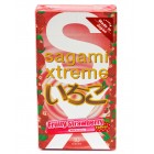 Презервативы с клубникой Sagami Xtreme Strawberry 10 шт