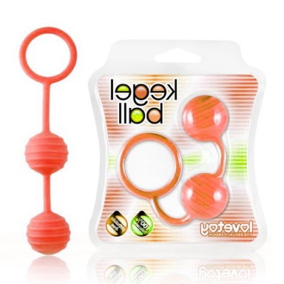 Шарики вагинальные Kegel ball оранжевые Шарики вагинальные Kegel ball оранжевые