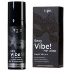Гель для массажа Orgie Sexy Vibe High Voltage с усиленным эффектом вибрации, 15 мл