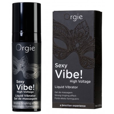 Гель для массажа Orgie Sexy Vibe High Voltage с усиленным эффектом вибрации, 15 мл